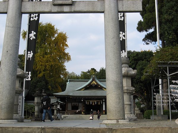 出水神社の鳥居