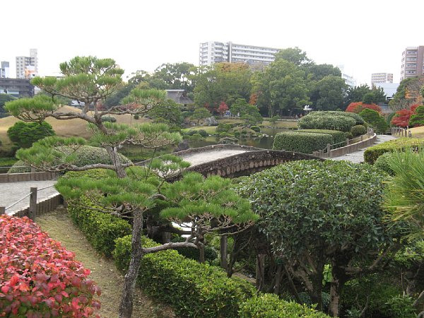 公園奥からの眺め
