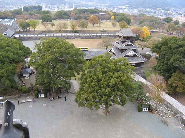 天守閣からの眺め 宇土櫓