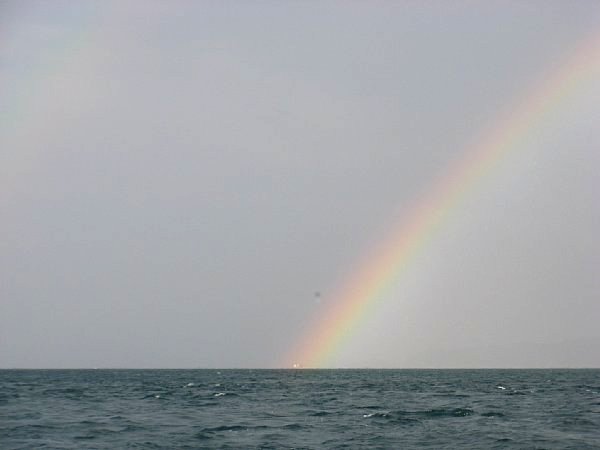海の虹