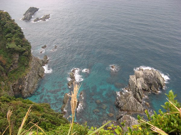 妙見ヶ浦の海岸