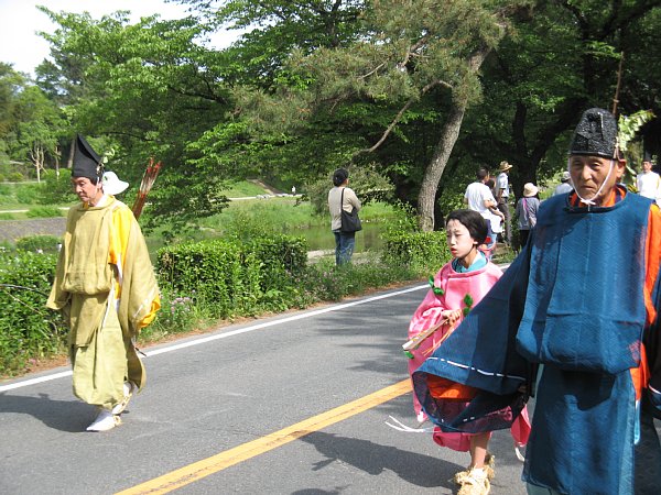 調度掛と小舎人童