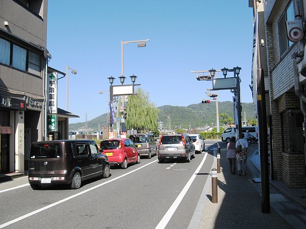宇治橋の交差点