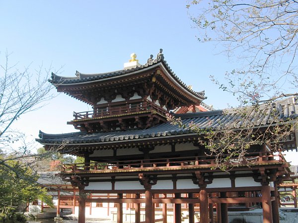 鳳凰堂(左横から)