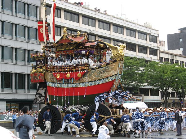 船鉾 辻回し