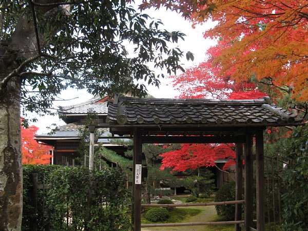 江庵の門