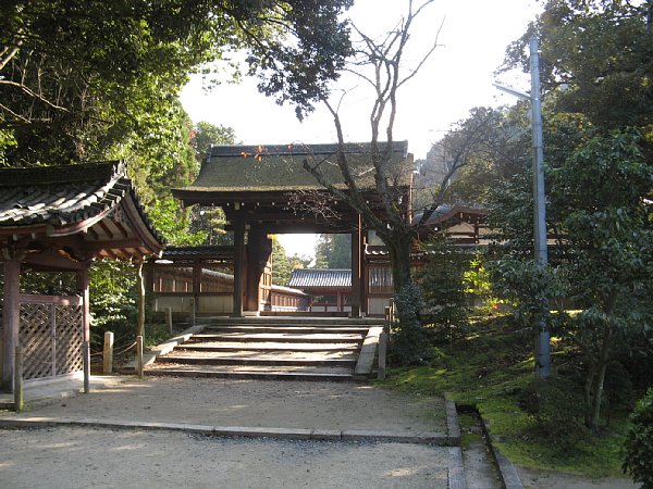北側の門