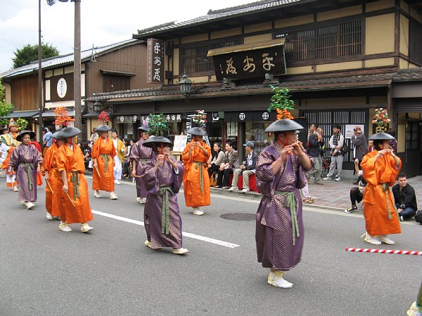 室町洛中風俗列 囃子方