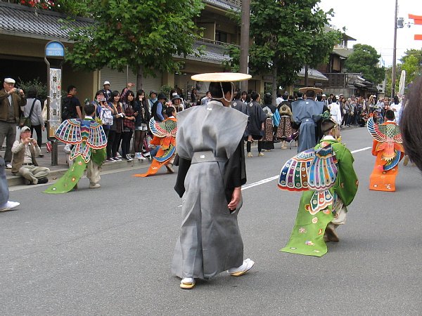 前列 胡蝶の後ろ姿