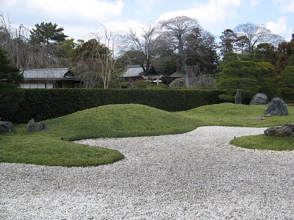 城南離宮の庭