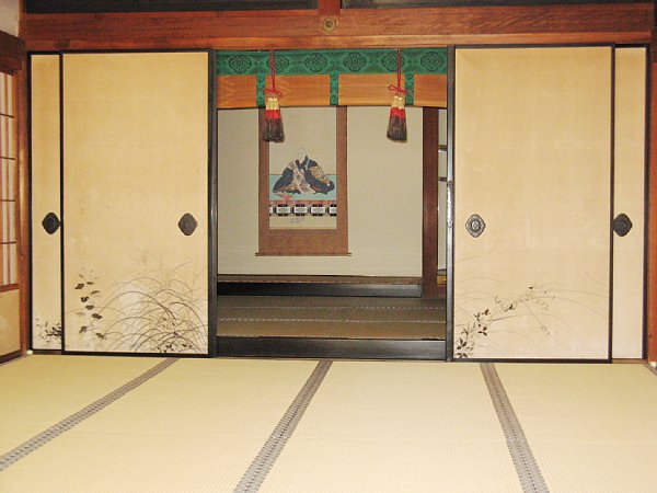 黒書院の部屋内部