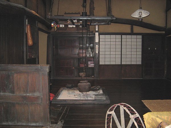江戸時代の農家　囲炉裏
