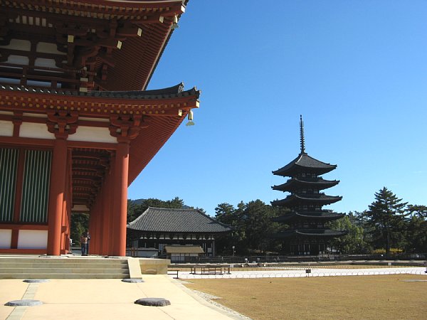 東金堂と五重塔