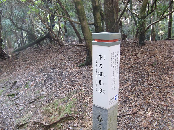中の禰宜道(道標)